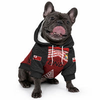 Tonga Rugby Pet Hoodie Go Champions World Cup 2023 Ngatu Unique LT9 - Polynesian Pride