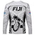 Fiji Rugby Long Sleeve Shirt Go Champions World Cup 2023 Tapa Unique White Vibe LT9 - Polynesian Pride