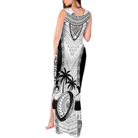 Fiji Rugby Tank Maxi Dress Go Champions World Cup 2023 Tapa Unique White Vibe LT9 - Polynesian Pride