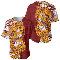 Couple Dolphins Maori Motif Baseball Jersey - Polynesian Pride