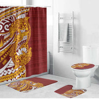 Couple Dolphins Maori Motif Bathroom Set - Polynesian Pride