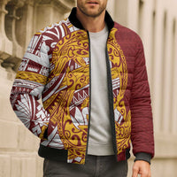 Couple Dolphins Maori Motif Bomber Puffer Jacket - Polynesian Pride