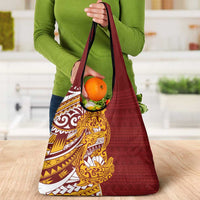 Couple Dolphins Maori Motif Grocery Bag - Polynesian Pride