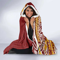 Couple Dolphins Maori Motif Hooded Blanket - Polynesian Pride