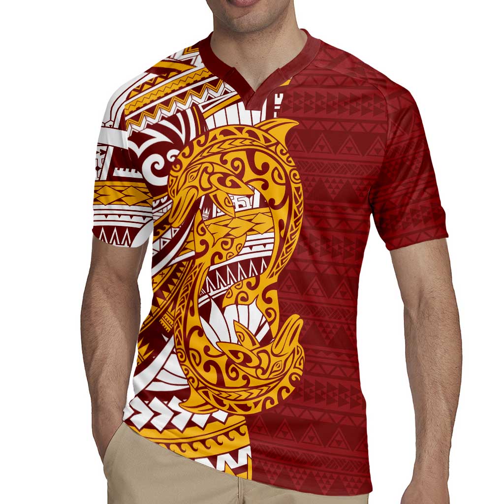 Couple Dolphins Maori Motif Rugby Jersey - Polynesian Pride