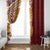 Couple Dolphins Maori Motif Window Curtain - Polynesian Pride