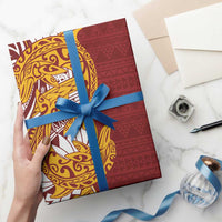 Couple Dolphins Maori Motif Wrapping Paper - Polynesian Pride