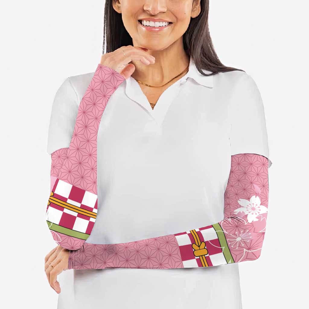 Japanese Asanoha Pattern Arm Sleeves Charm Against Evil Spirits - Polynesian Pride
