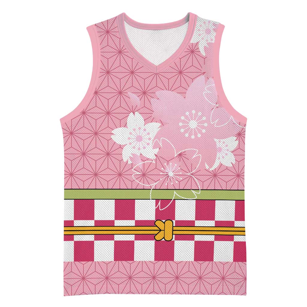 Japanese Asanoha Pattern Basketball Jersey Charm Against Evil Spirits - Polynesian Pride