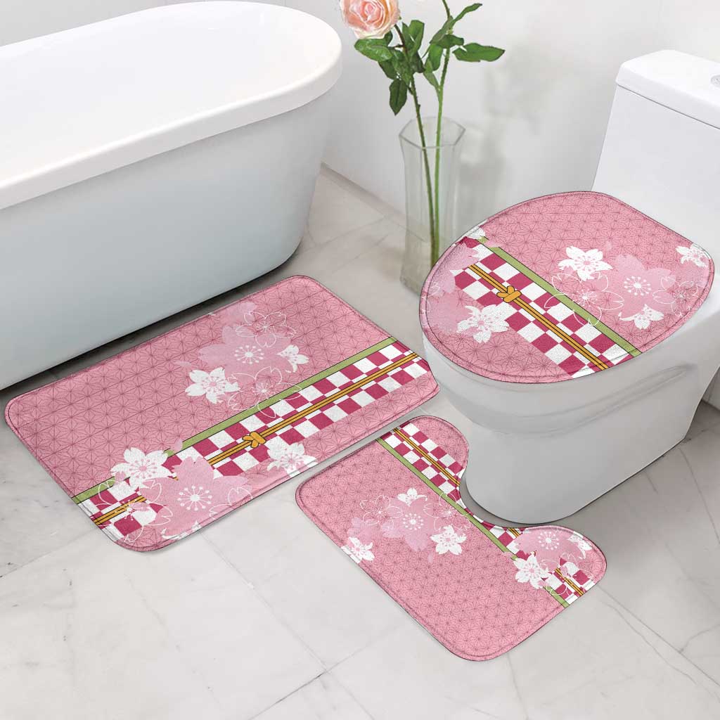 Japanese Asanoha Pattern Bathroom Set Charm Against Evil Spirits - Polynesian Pride