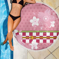 Japanese Asanoha Pattern Beach Blanket Charm Against Evil Spirits - Polynesian Pride