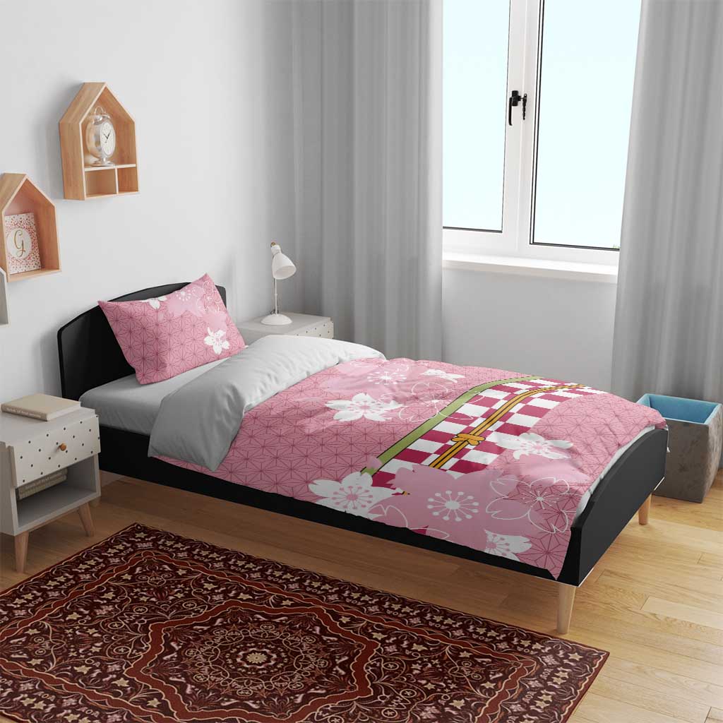 Japanese Asanoha Pattern Bedding Set Charm Against Evil Spirits - Polynesian Pride