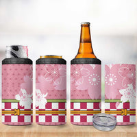 Japanese Asanoha Pattern 4 in 1 Can Cooler Tumbler Charm Against Evil Spirits - Polynesian Pride