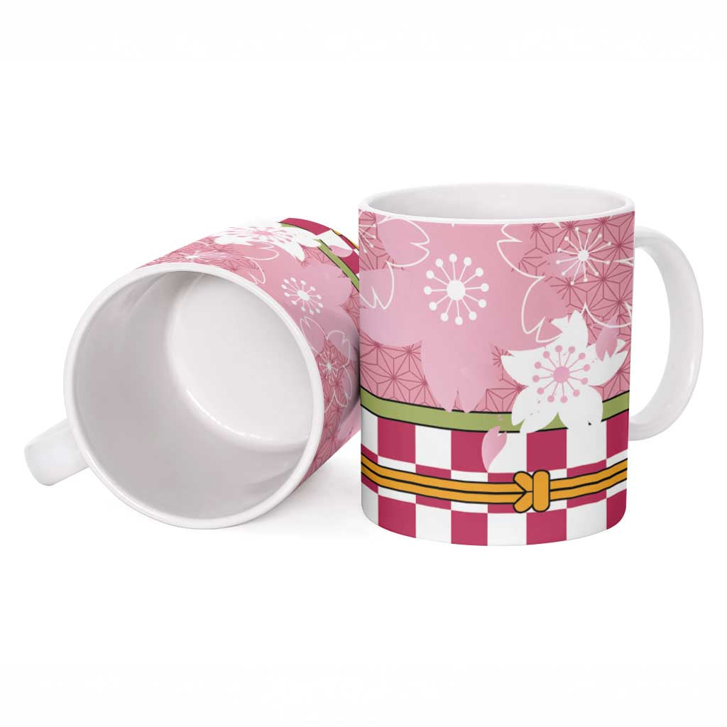 Japanese Asanoha Pattern Ceramic Mug Charm Against Evil Spirits - Polynesian Pride