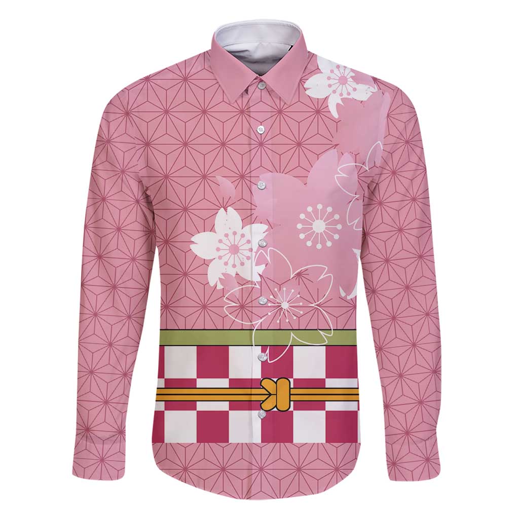 Japanese Asanoha Pattern Family Matching Off Shoulder Maxi Dress and Hawaiian Shirt Charm Against Evil Spirits - Polynesian Pride