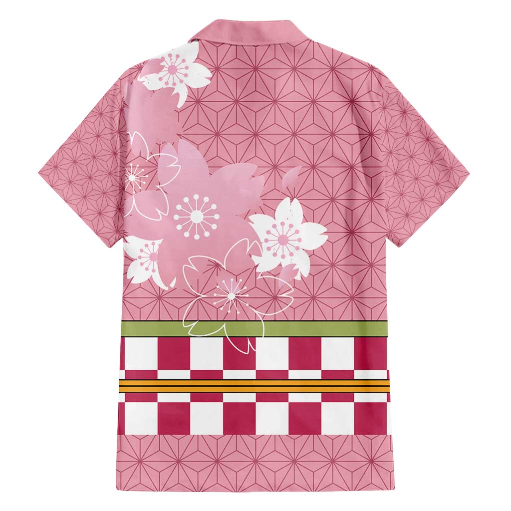 Japanese Asanoha Pattern Family Matching Puletasi and Hawaiian Shirt Charm Against Evil Spirits - Polynesian Pride