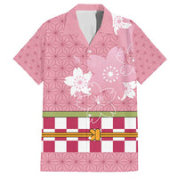 Japanese Asanoha Pattern Family Matching Summer Maxi Dress and Hawaiian Shirt Charm Against Evil Spirits - Polynesian Pride