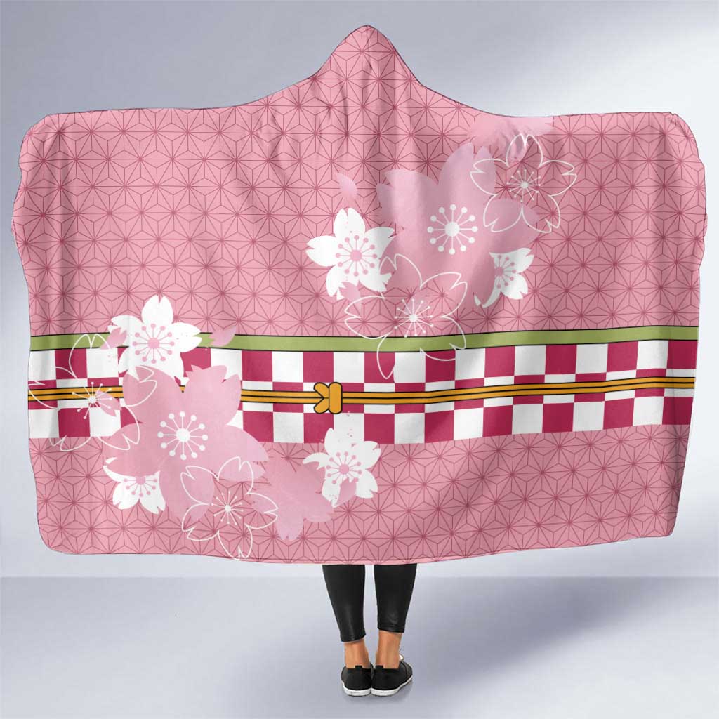 Japanese Asanoha Pattern Hooded Blanket Charm Against Evil Spirits - Polynesian Pride