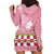 Japanese Asanoha Pattern Hoodie Dress Charm Against Evil Spirits - Polynesian Pride