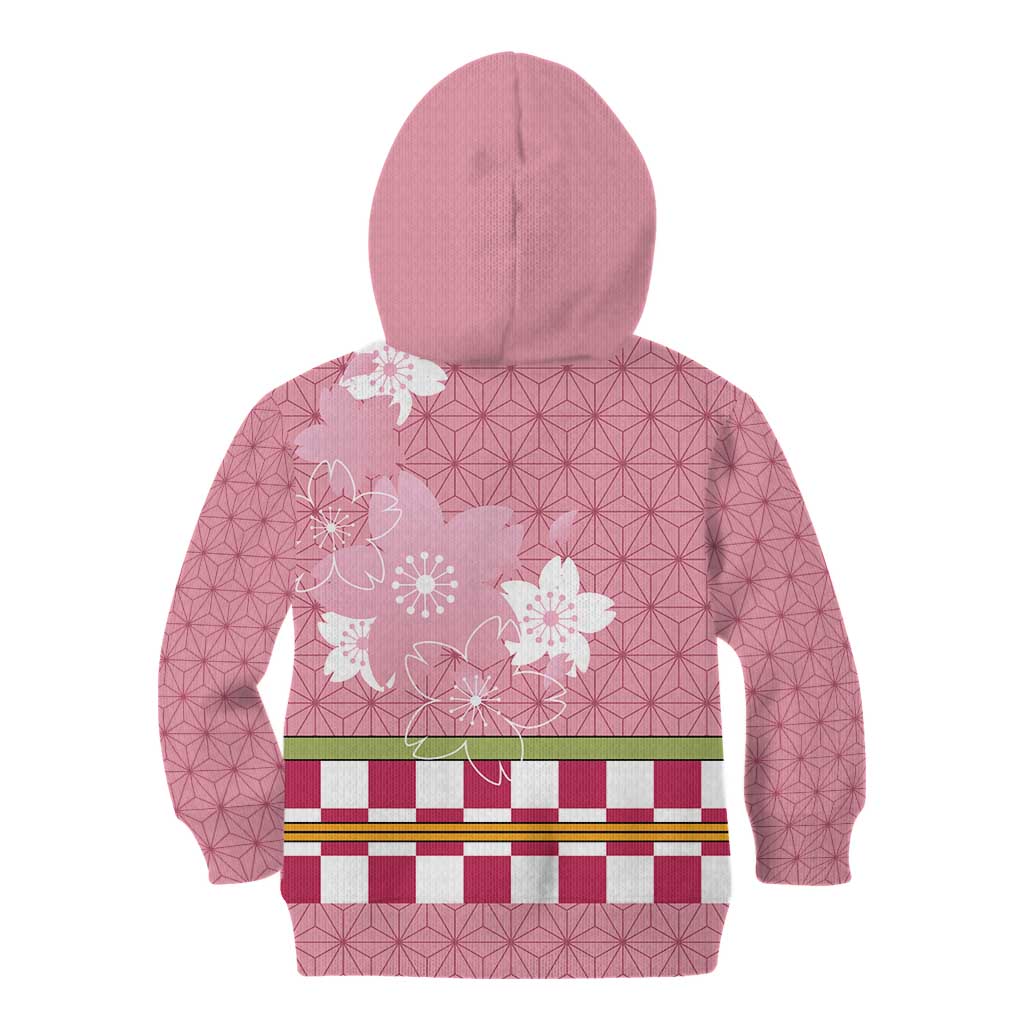 Japanese Asanoha Pattern Kid Hoodie Charm Against Evil Spirits - Polynesian Pride