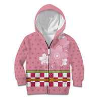 Japanese Asanoha Pattern Kid Hoodie Charm Against Evil Spirits - Polynesian Pride