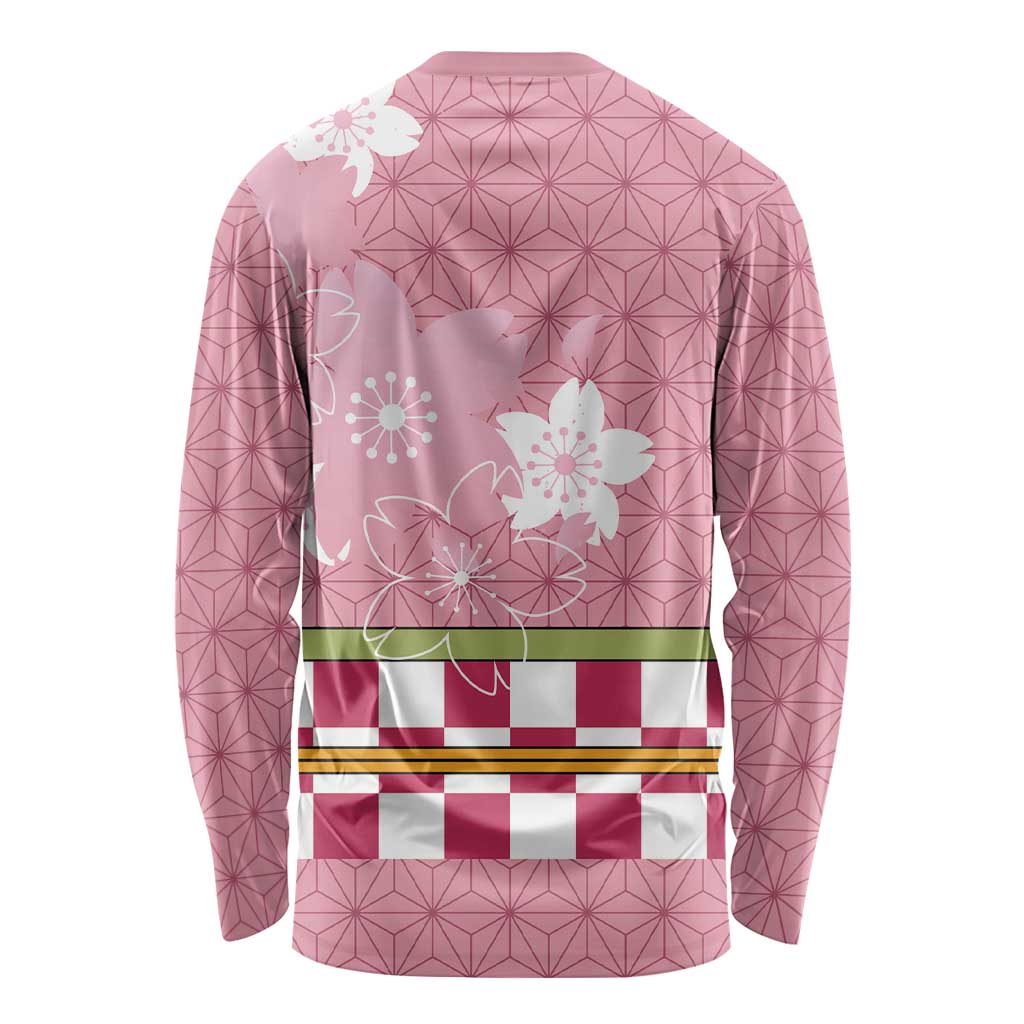 Japanese Asanoha Pattern Long Sleeve Shirt Charm Against Evil Spirits - Polynesian Pride