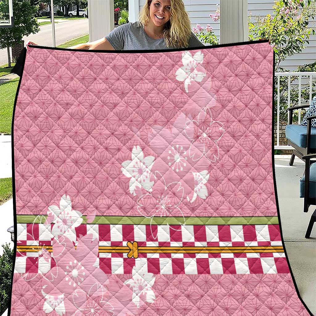 Japanese Asanoha Pattern Quilt Charm Against Evil Spirits LT9 Pink - Polynesian Pride
