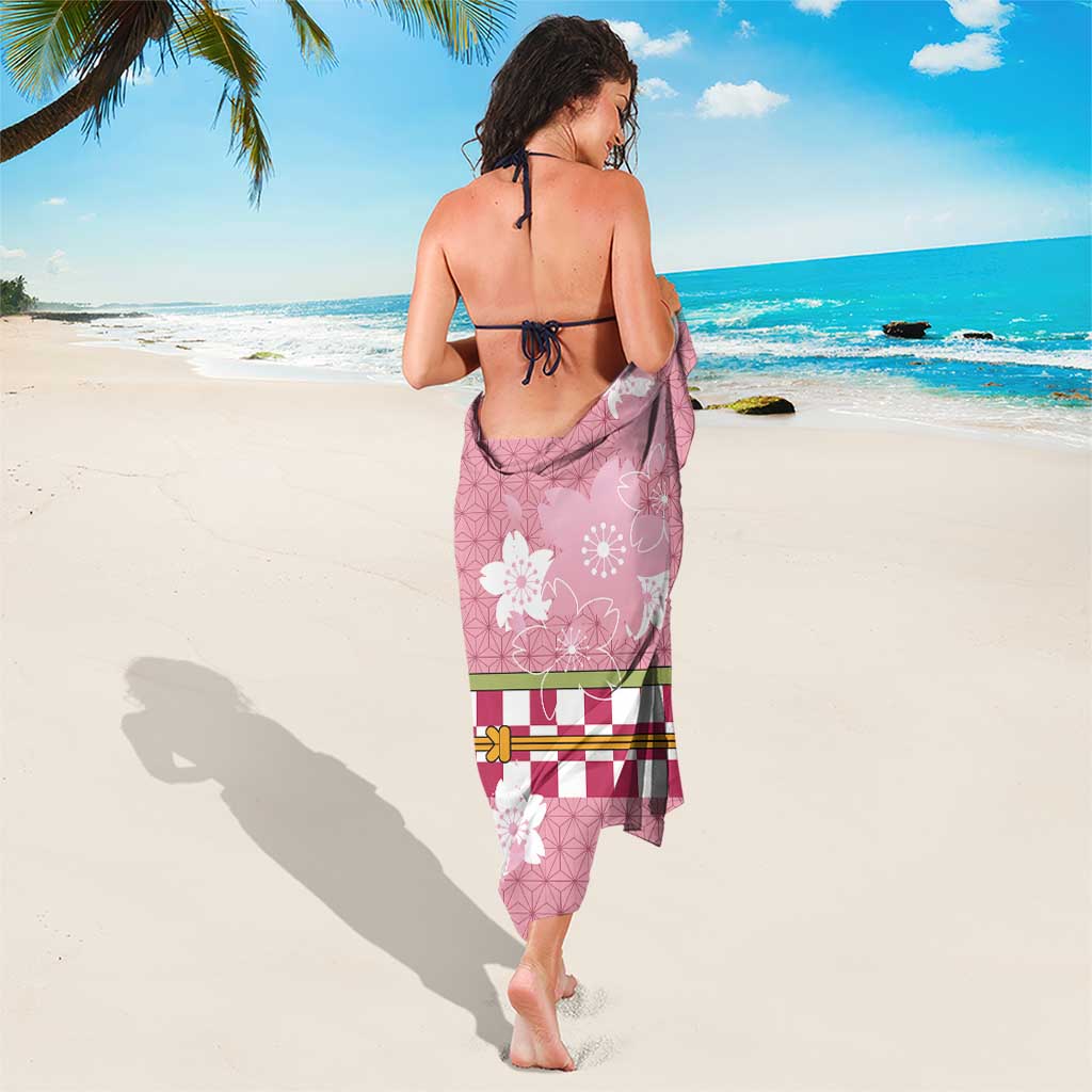 Japanese Asanoha Pattern Sarong Charm Against Evil Spirits - Polynesian Pride