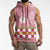 Japanese Asanoha Pattern Sleeveless Zip Hoodie Charm Against Evil Spirits - Polynesian Pride