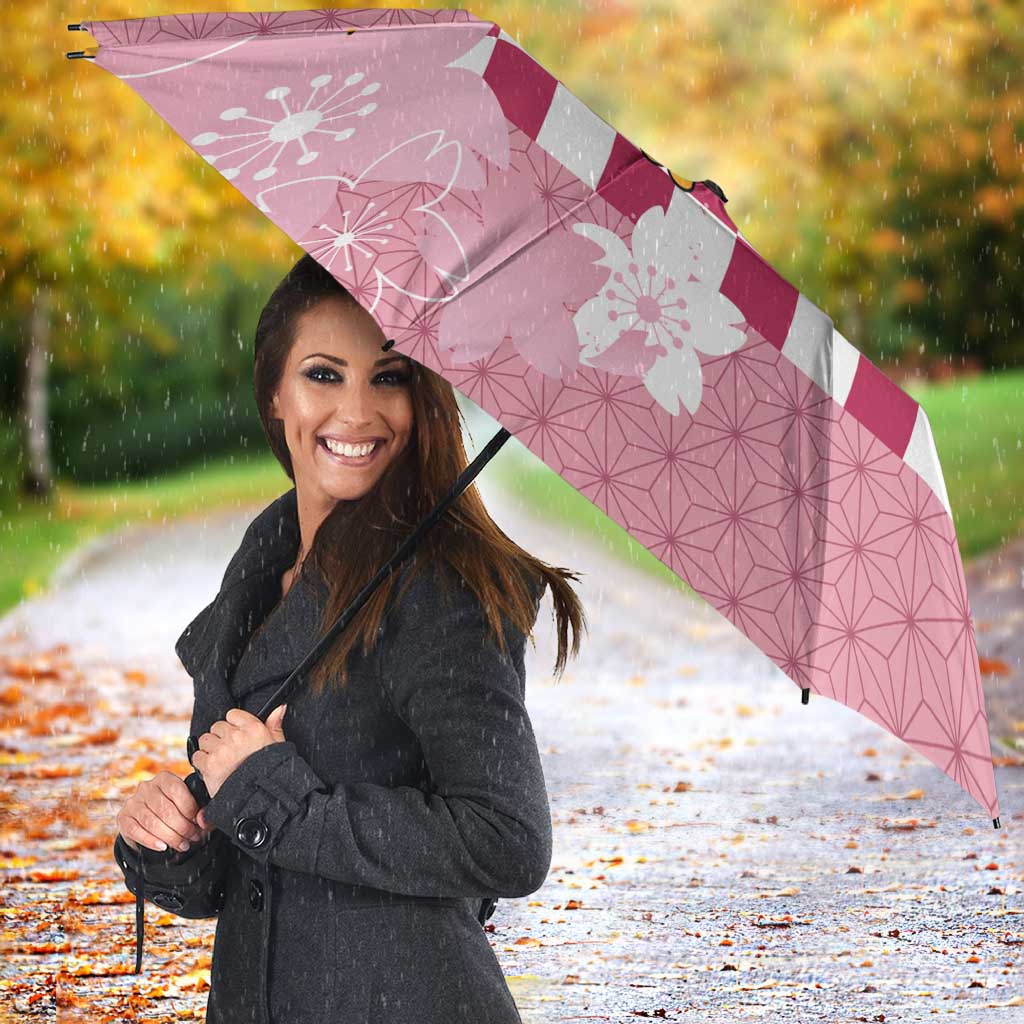 Japanese Asanoha Pattern Umbrella Charm Against Evil Spirits - Polynesian Pride