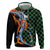 Japanese Asanoha Pattern Hoodie Sun Flame Slayer Dragon Hinokami Kagura Spirit - Polynesian Pride