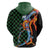 Japanese Asanoha Pattern Hoodie Sun Flame Slayer Dragon Hinokami Kagura Spirit - Polynesian Pride