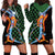 Japanese Asanoha Pattern Hoodie Dress Sun Flame Slayer Dragon Hinokami Kagura Spirit - Polynesian Pride