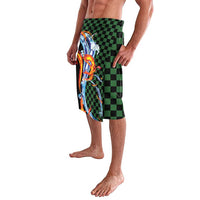 Japanese Asanoha Pattern Lavalava Sun Flame Slayer Dragon Hinokami Kagura Spirit - Polynesian Pride