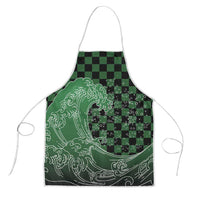 Japanese Asanoha Pattern Apron Water Breathing Slayer Dragon - Polynesian Pride