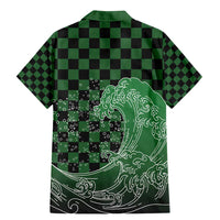 Japanese Asanoha Pattern Family Matching Mermaid Dress and Hawaiian Shirt Water Breathing Slayer Dragon LT9 - Polynesian Pride