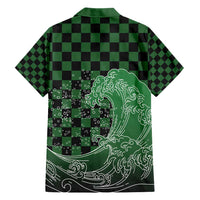 Japanese Asanoha Pattern Hawaiian Shirt Water Breathing Slayer Dragon - Polynesian Pride