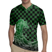 Japanese Asanoha Pattern Rugby Jersey Water Breathing Slayer Dragon - Polynesian Pride