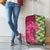 Japanese Bishamon-Kikkou Pattern Luggage Cover Water Pillar Silent River Flow - Polynesian Pride
