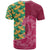 Japanese Bishamon-Kikkou Pattern T Shirt Water Pillar Silent River Flow - Polynesian Pride