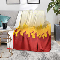 Japanese Kaen Pattern Blanket Flame Pillar Blazing Lion Heart - Polynesian Pride