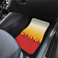 Japanese Kaen Pattern Car Mats Flame Pillar Blazing Lion Heart - Polynesian Pride