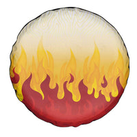 Japanese Kaen Pattern Spare Tire Cover Flame Pillar Blazing Lion Heart - Polynesian Pride