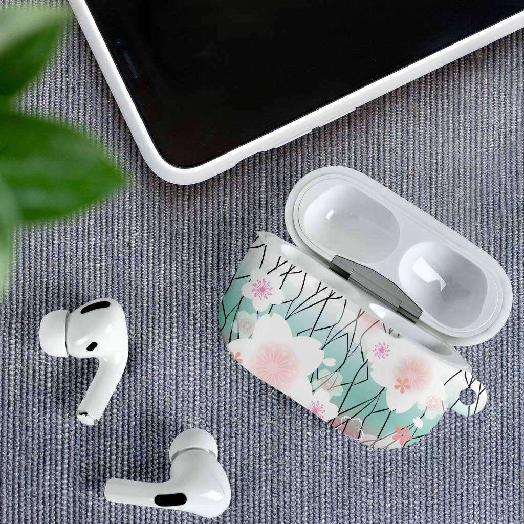 Japanese Kocho Pattern AirPods Case Insect Pillar Butterfly Flower Fairy - Polynesian Pride