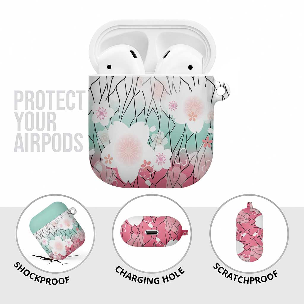 Japanese Kocho Pattern AirPods Case Insect Pillar Butterfly Flower Fairy - Polynesian Pride