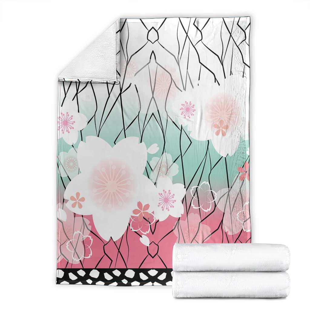 Japanese Kocho Pattern Blanket Insect Pillar Butterfly Flower Fairy - Polynesian Pride