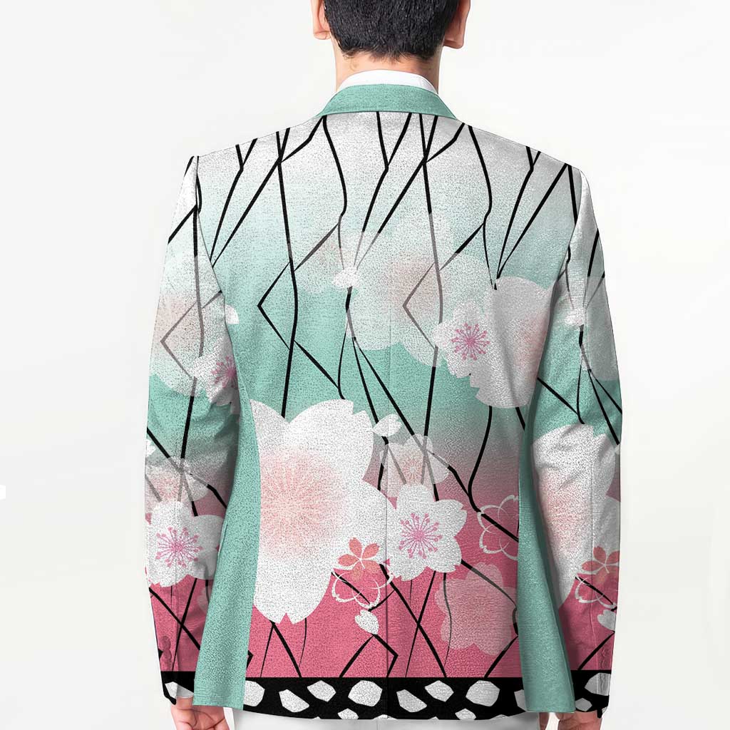 Japanese Kocho Pattern Blazer Insect Pillar Butterfly Flower Fairy - Polynesian Pride