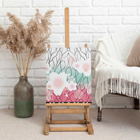 Japanese Kocho Pattern Canvas Wall Art Insect Pillar Butterfly Flower Fairy - Polynesian Pride