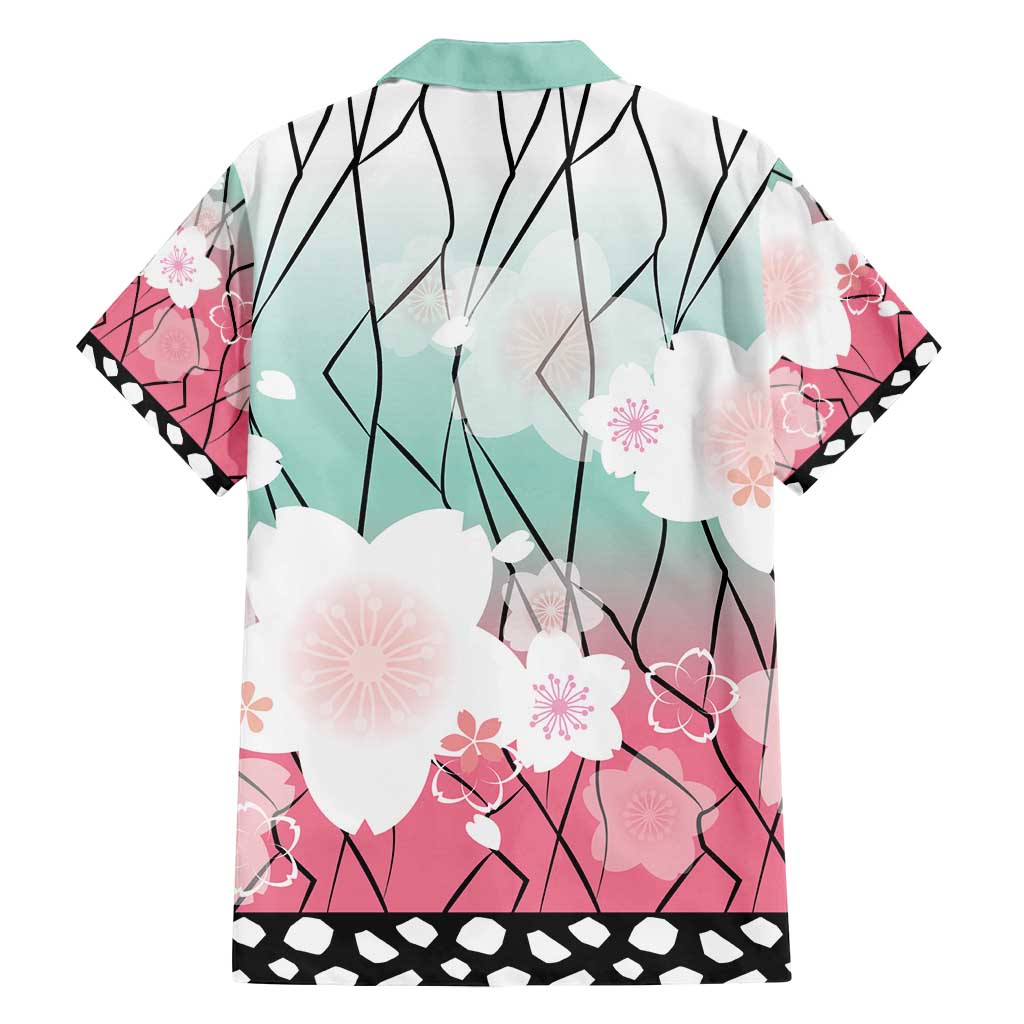 Japanese Kocho Pattern Family Matching Off Shoulder Maxi Dress and Hawaiian Shirt Insect Pillar Butterfly Flower Fairy - Polynesian Pride