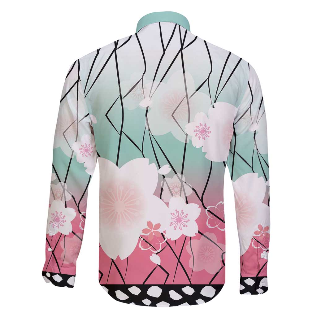 Japanese Kocho Pattern Family Matching Off Shoulder Maxi Dress and Hawaiian Shirt Insect Pillar Butterfly Flower Fairy - Polynesian Pride